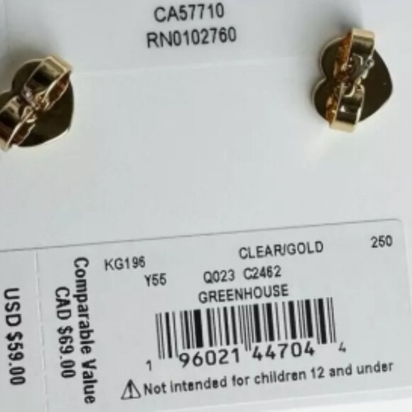 KATE SPADE GREENHOUSE DRAGONFLY STUD EARRINGS BNIB 🆕SHIPS FAST📦⌚🏃🏻💨🚚 - Picture 11 of 13